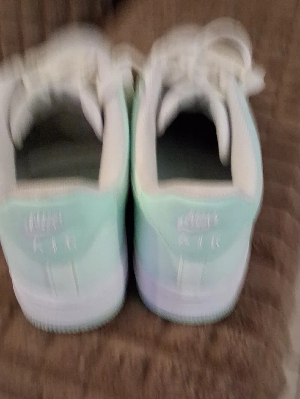 Nike Low-Top Sneakers White Mint Green